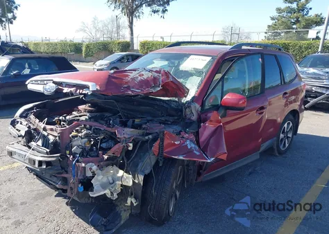 2017 Subaru Forester 2.5I Premium from USA, damaged, VIN JF2SJAEC0HH560047